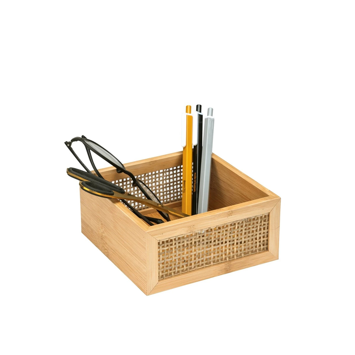 Wenko Bamboo Cosmetic Organizer 15x15x7 CM - Image 4