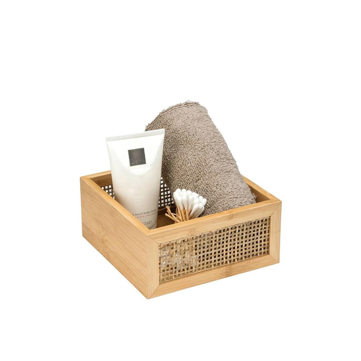 Wenko Bamboo Cosmetic Organizer 15x15x7 CM - Image 5