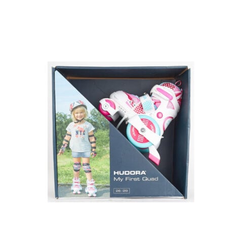 Hudora My First Quad Roller Skate Set Size 26-29