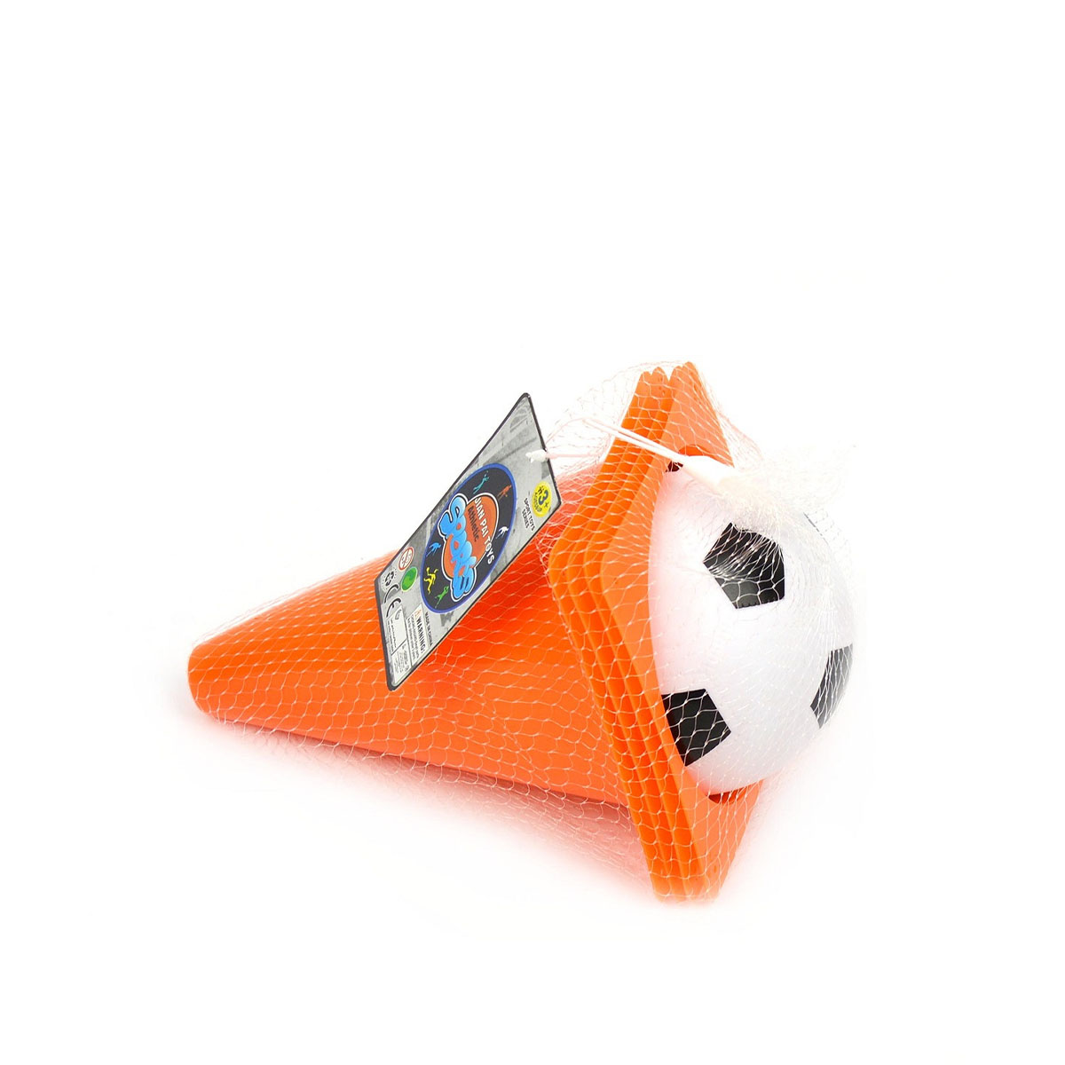 Robetoy Soccer Ball With Cones 18 CM 1x5 - Image 2