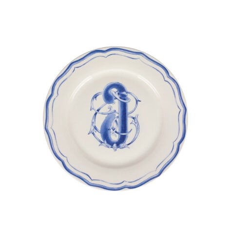 Super Georgian Letters Dessert Plate With Letter “ე” 21CM