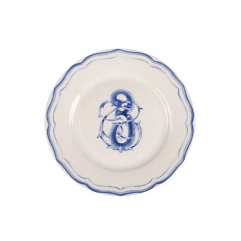 Super Georgian Letters Dessert Plate With Letter “ვ” 21CM