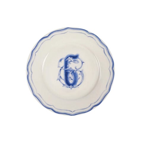 Super Georgian Letters Dessert Plate With Letter “ნ” 21CM