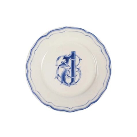 Super Georgian Letters Dessert Plate With Letter “ჟ” 21CM