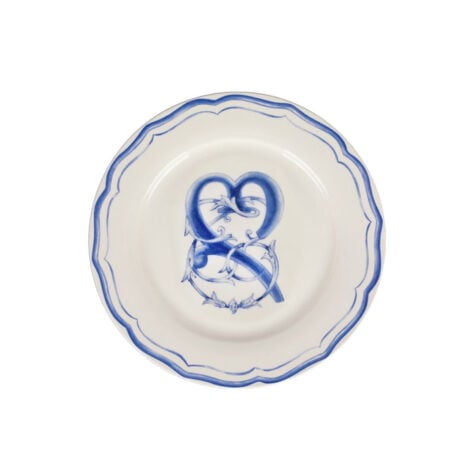 Super Georgian Letters Dessert Plate With Letter “ღ” 21CM