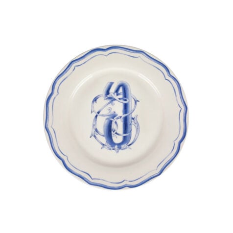 Super Georgian Letters Dessert Plate With Letter “ყ” 21CM