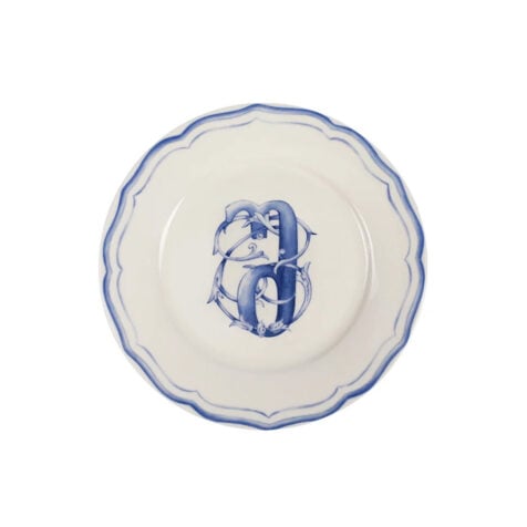 Super Georgian Letters Dessert Plate With Letter “შ” 21CM