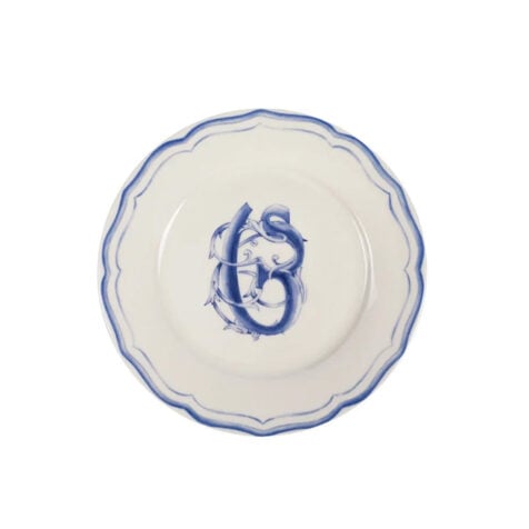 Super Georgian Letters Dessert Plate With Letter “ც” 21 CM