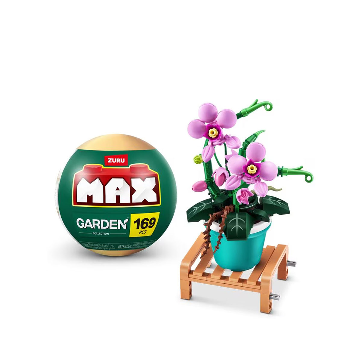 კუბიკების ნაკრები კაფსულაში მცენარე ქოთნით MAX Potted Plants Zuru - Image 8