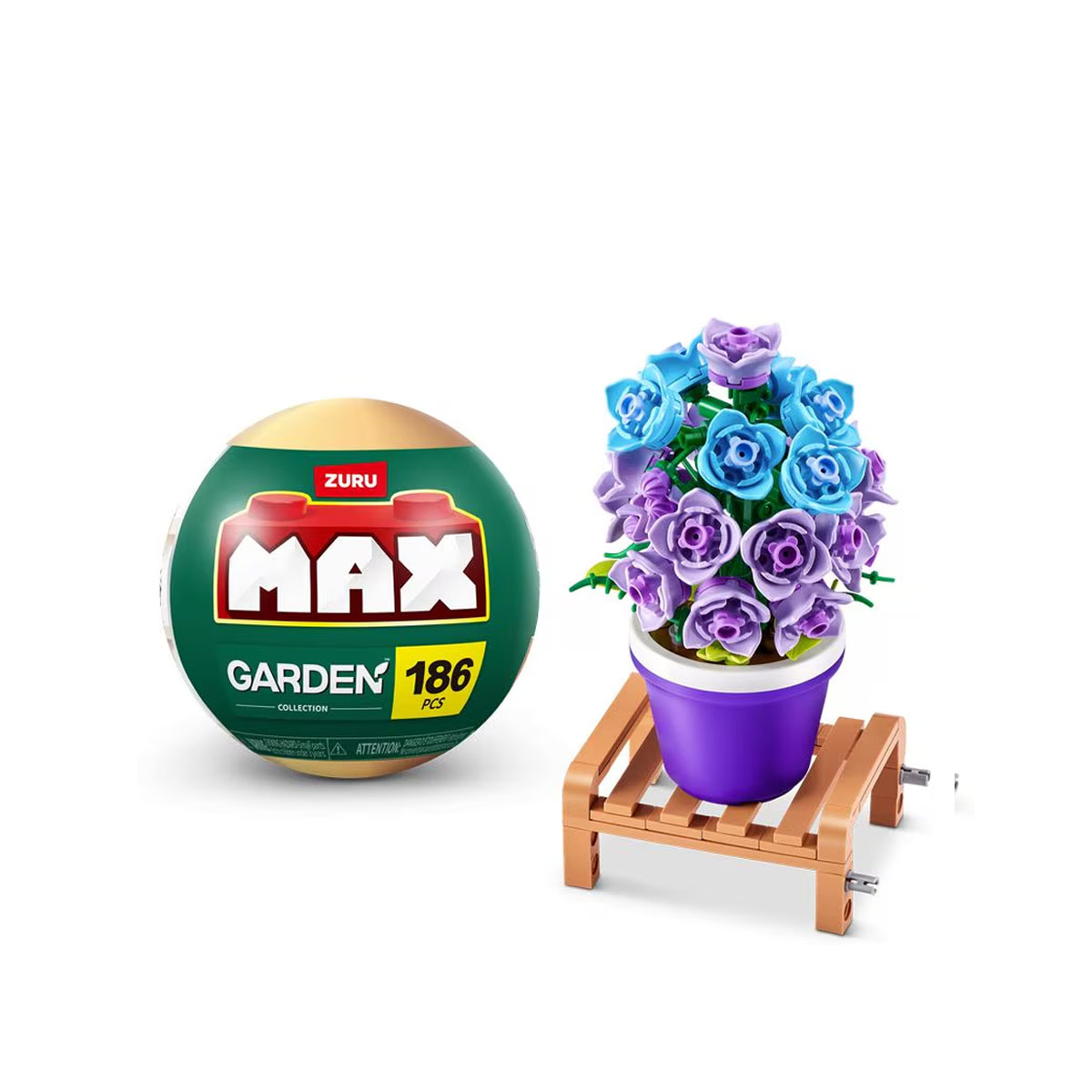 კუბიკების ნაკრები კაფსულაში მცენარე ქოთნით MAX Potted Plants Zuru - Image 7