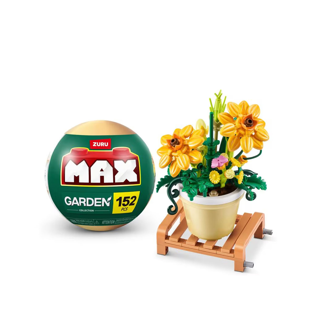 კუბიკების ნაკრები კაფსულაში მცენარე ქოთნით MAX Potted Plants Zuru - Image 4