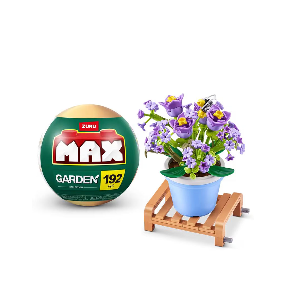 კუბიკების ნაკრები კაფსულაში მცენარე ქოთნით MAX Potted Plants Zuru - Image 5
