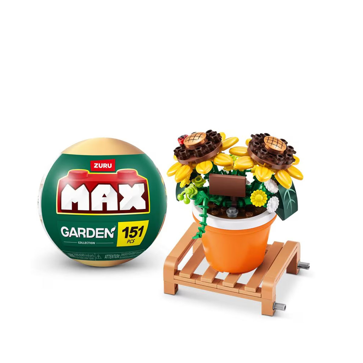 კუბიკების ნაკრები კაფსულაში მცენარე ქოთნით MAX Potted Plants Zuru - Image 2