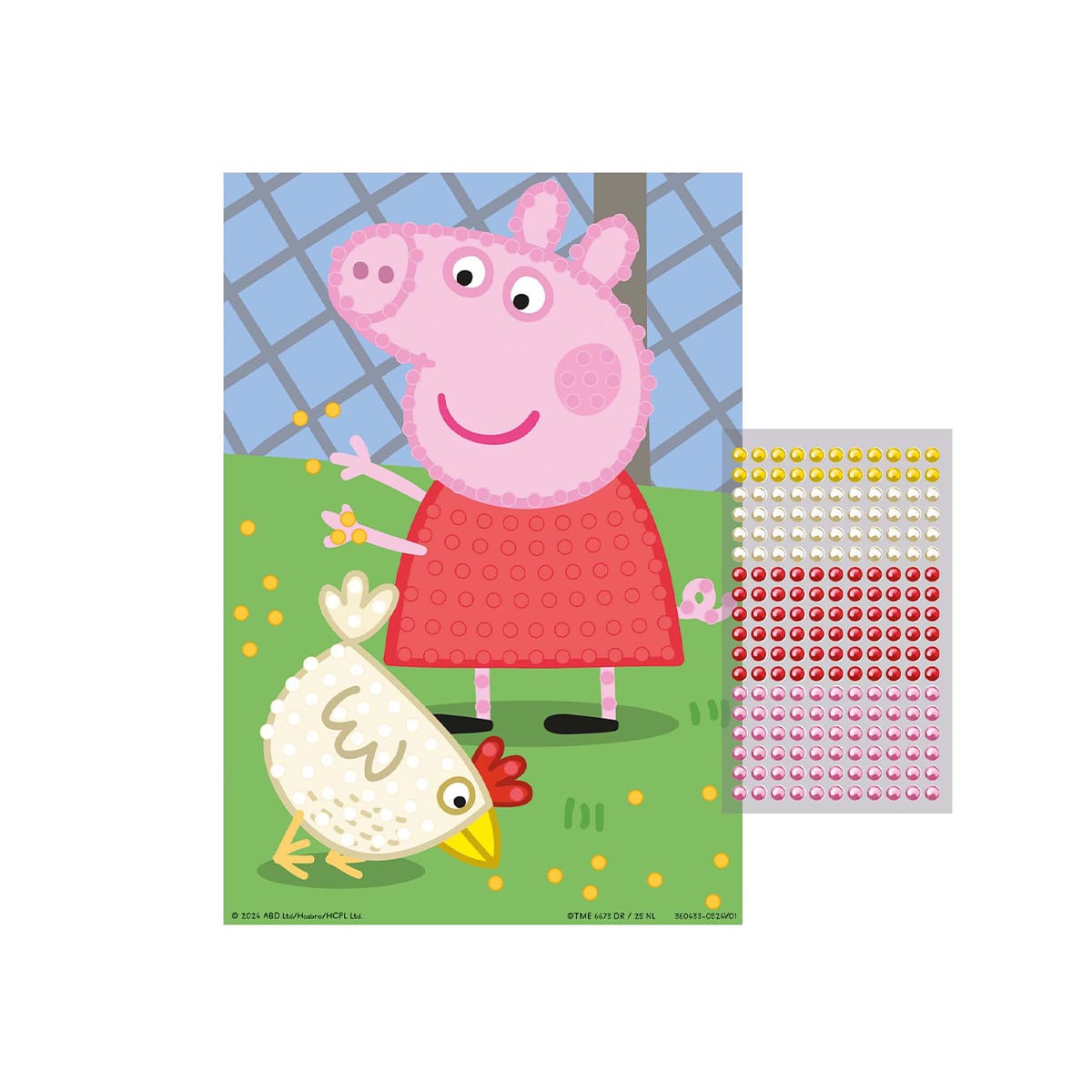 ასაწყობი ნახატი თვლებით Peppa Pig Grafix