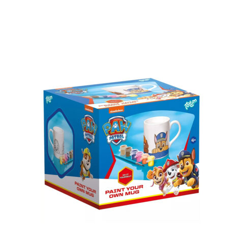 მოსახატი ჭიქა საღებავებით Paw Patrol Totum