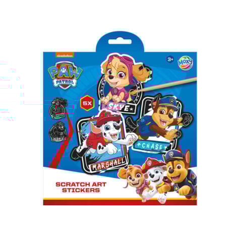 გადასაფხეკი სტიკერების ნაკრები Paw Patrol Moxy