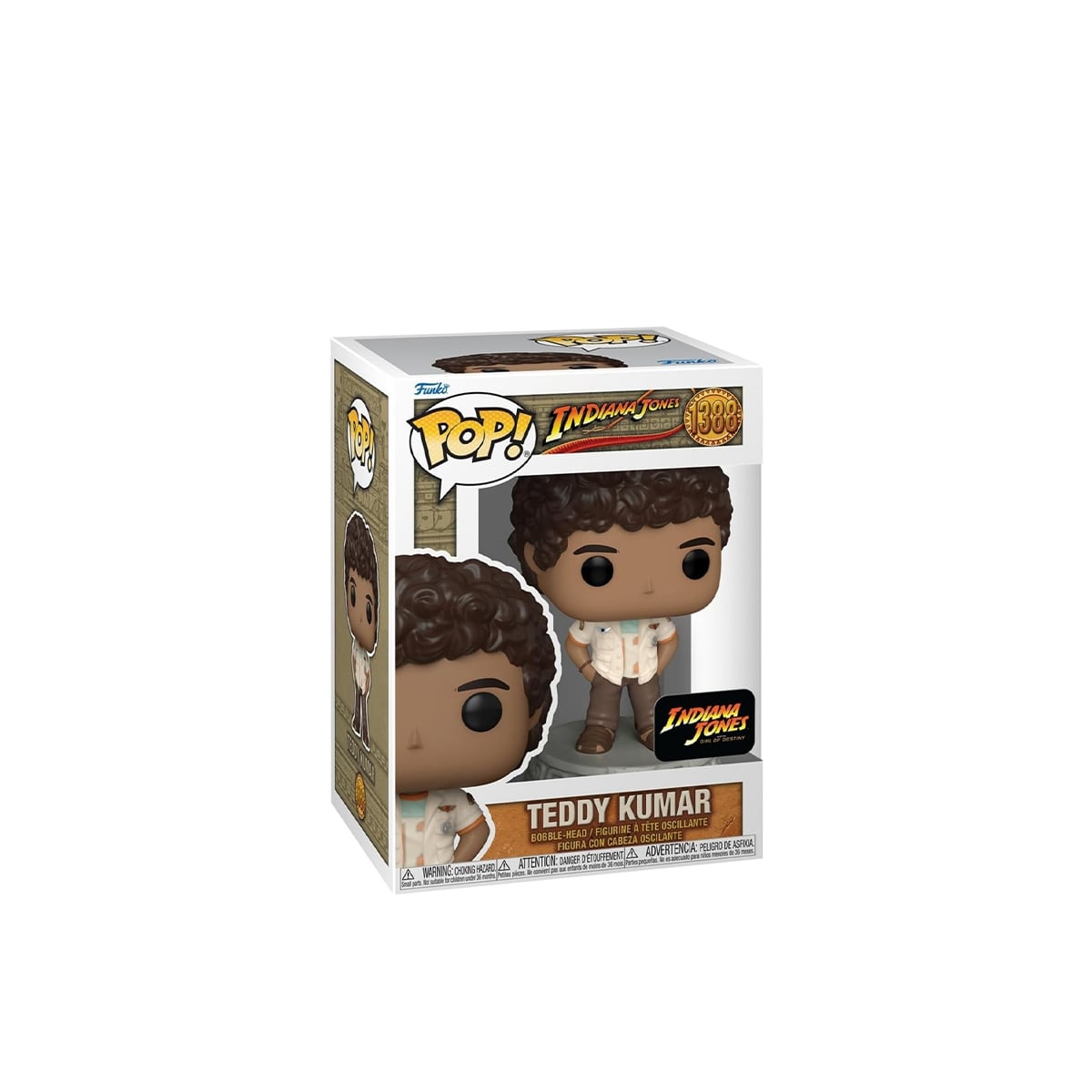 Funko Pop Indiana Jones 5 Teddy Kumar Figure 9.5 CM