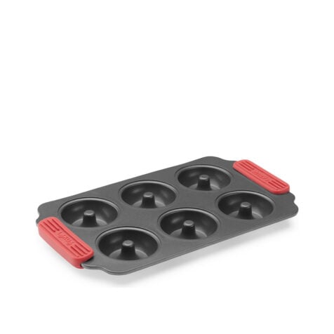 საცხობი ფორმა დონატების უკრავი ზედაპირით 18x31 სმ Lekue