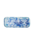 ლანგარი ლურჯი თეთრი ორნამენტებით 40x16 სმ Blue Wallpaper Ceramiche Fabbro