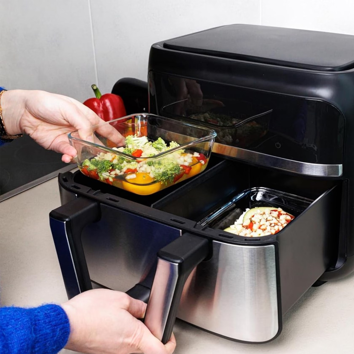 საცხობი ფორმა 23x15x7 სმ Air Fryer Pyrex - Image 4