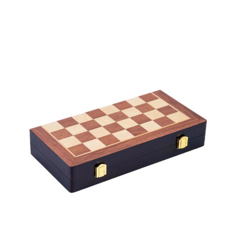 ჭადრაკი ხის ყუთით 30x30 სმ Engelhart