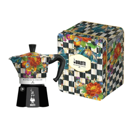 Bialetti Moka Express MacKenzie Coffee Maker Three Cups