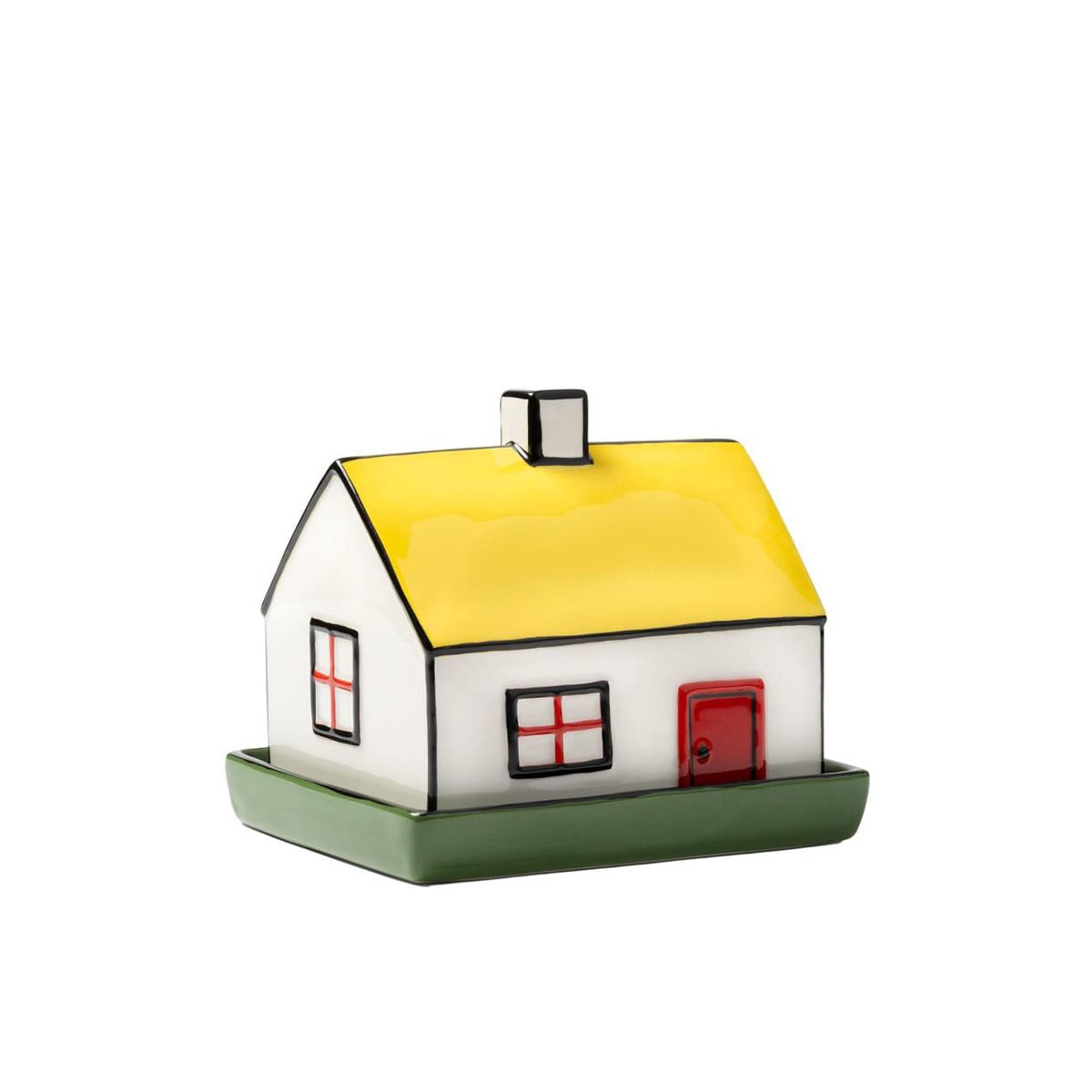 &Klevering Cottage Butter Dish 16.5x13.5 CM