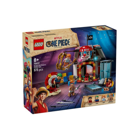 კუბიკები 573 ერთეული Buggy the Clown's Circus Tent One Piece Lego 75637