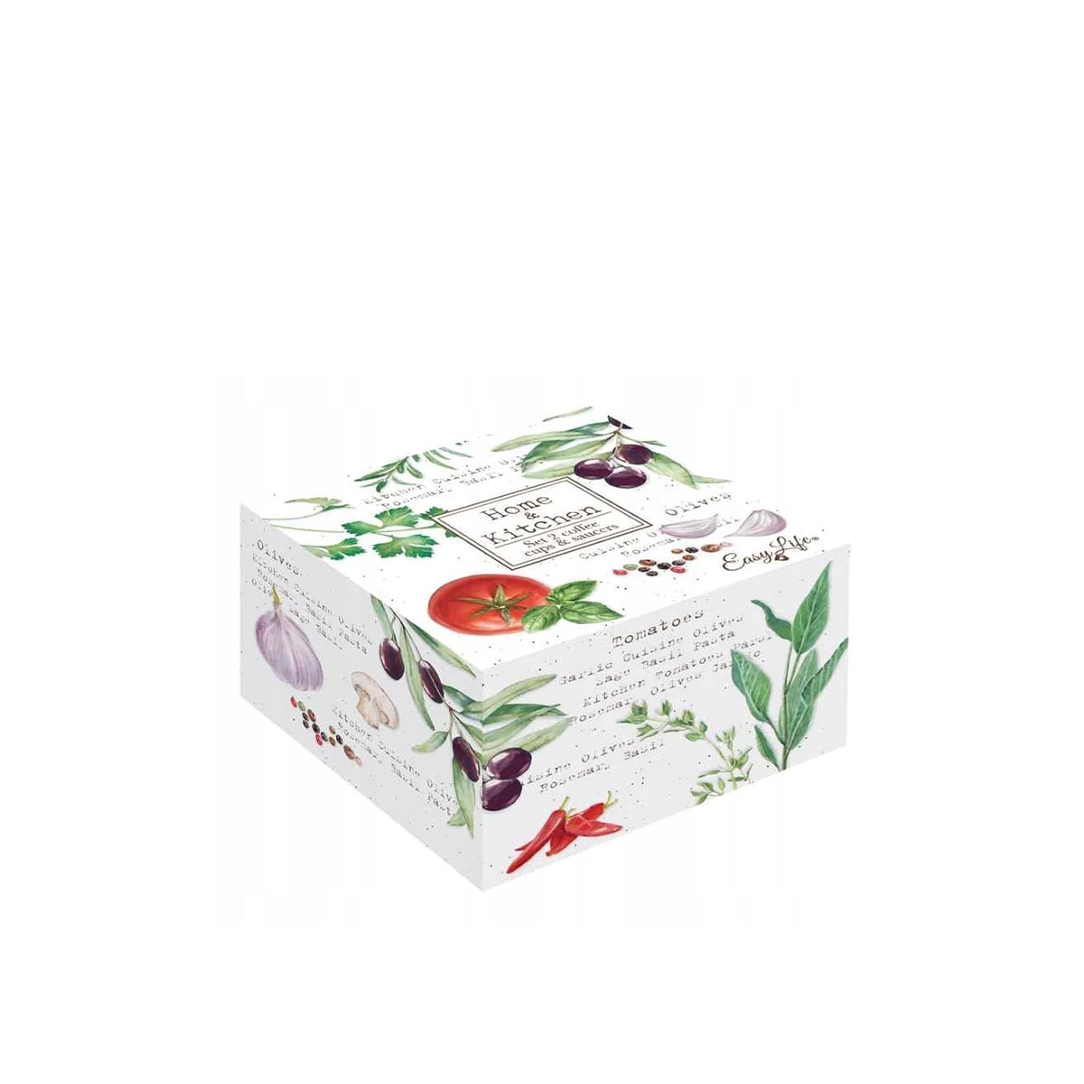 Easy Life Home & Kitchen Cup And Plate Set Porcelain 1x2 120 ML - Image 3