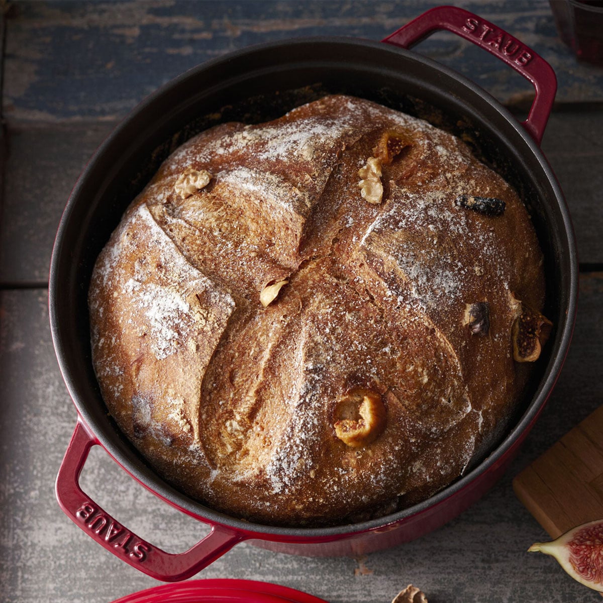 ქვაბი თუჯის 3.7 ლ Dutch Oven Cherry Staub - Image 5