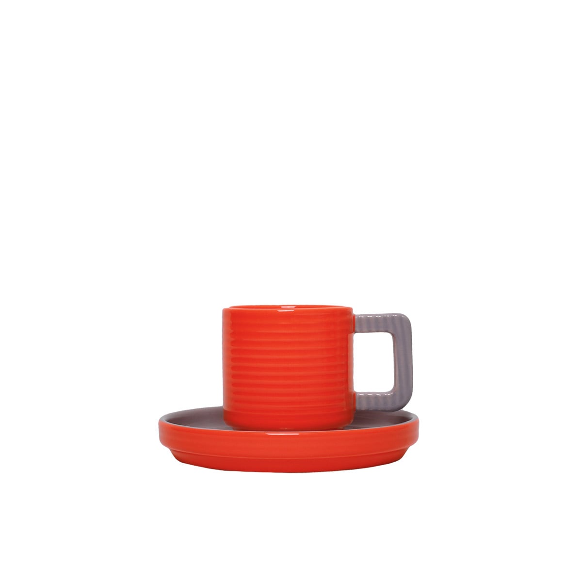 ფინჯანი ლამბაქით ფაიფურის 120 მლ Color Pop Super