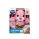 ჩვილის სათამაშო ძაღლი ხმოვანი Little Singing Puppy Pink Baby VTech
