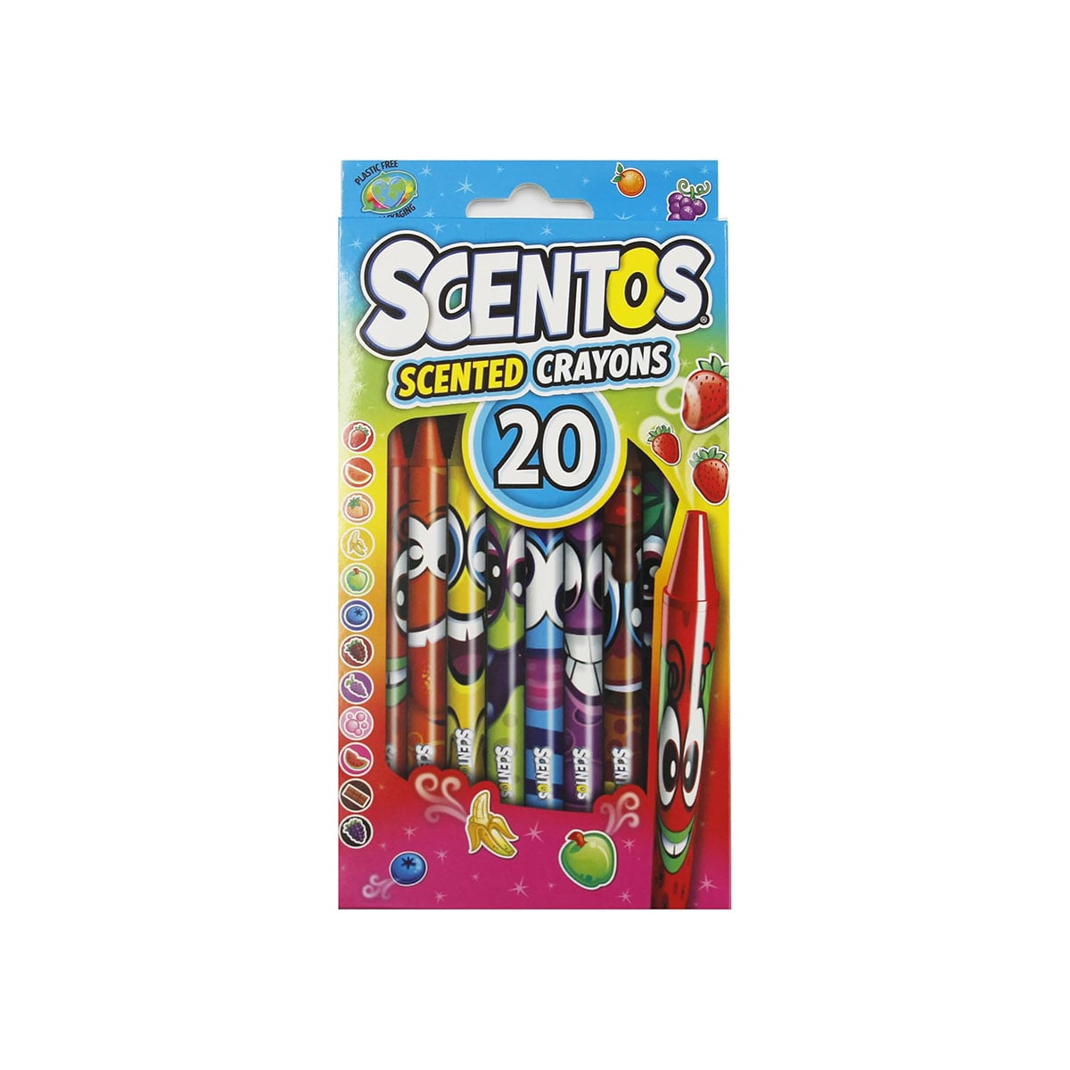 Scentos Scented Colored Crayons 1x20