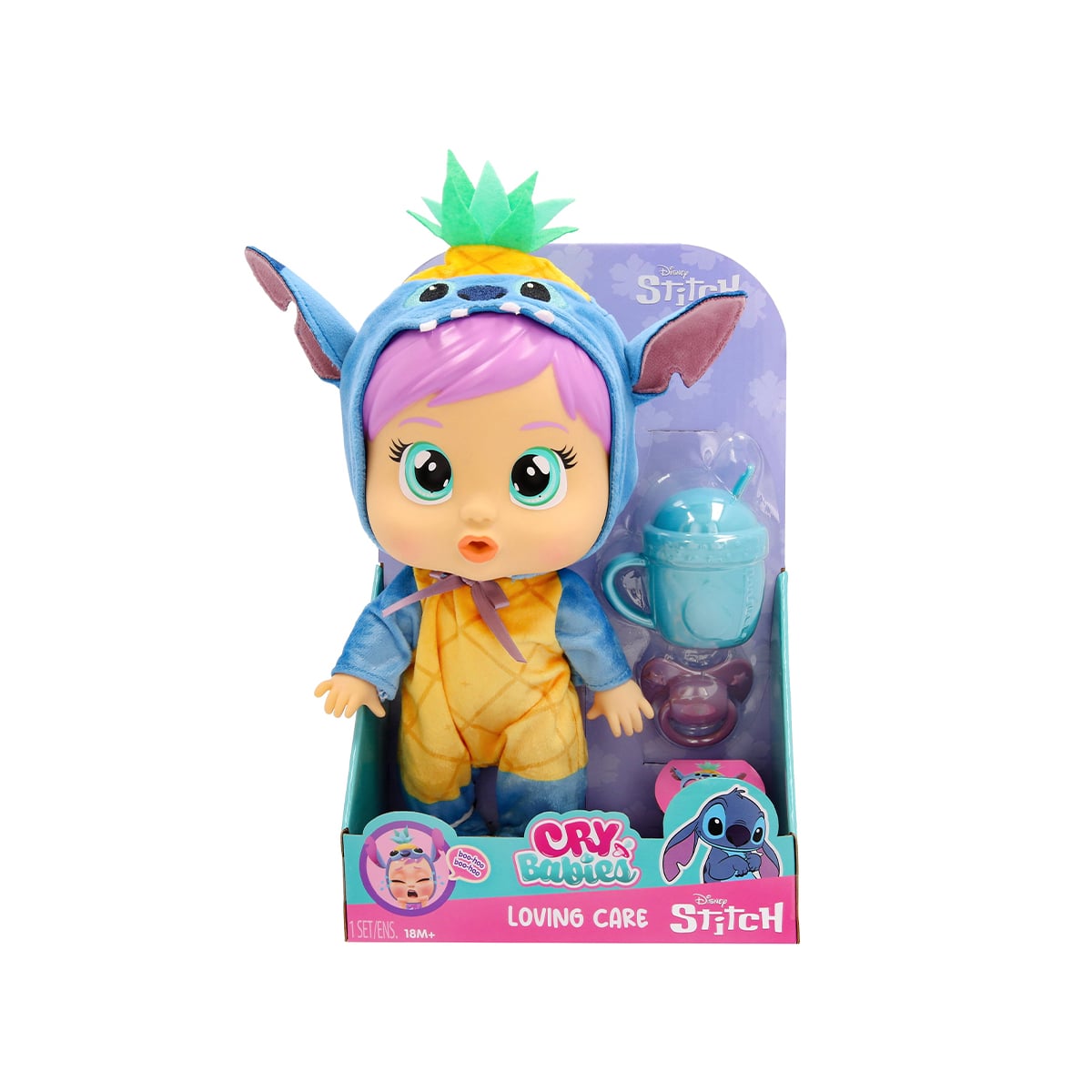 IMC Toys Cry Babies Loving Care Disney Stitch