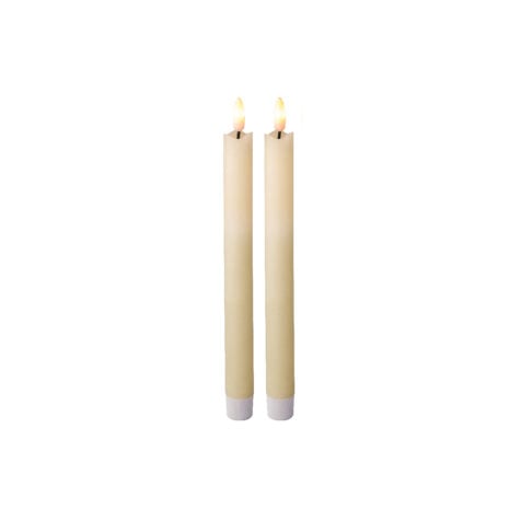 Kaemingk Lumineo Christmas Led Candle Set CM 1x2