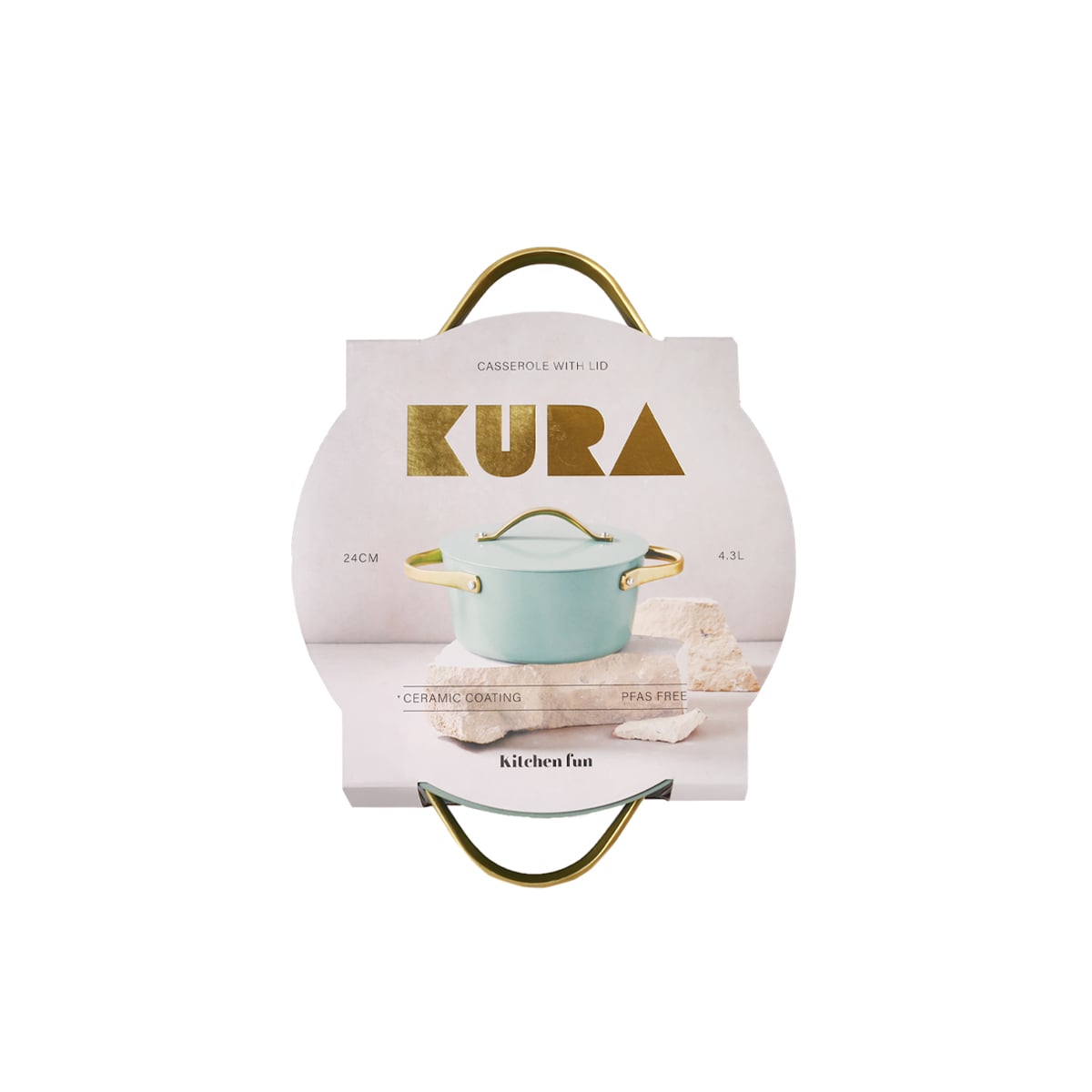 ქვაბი თავსახურით 4.3 ლ Kura Kitchen Fun - Image 2