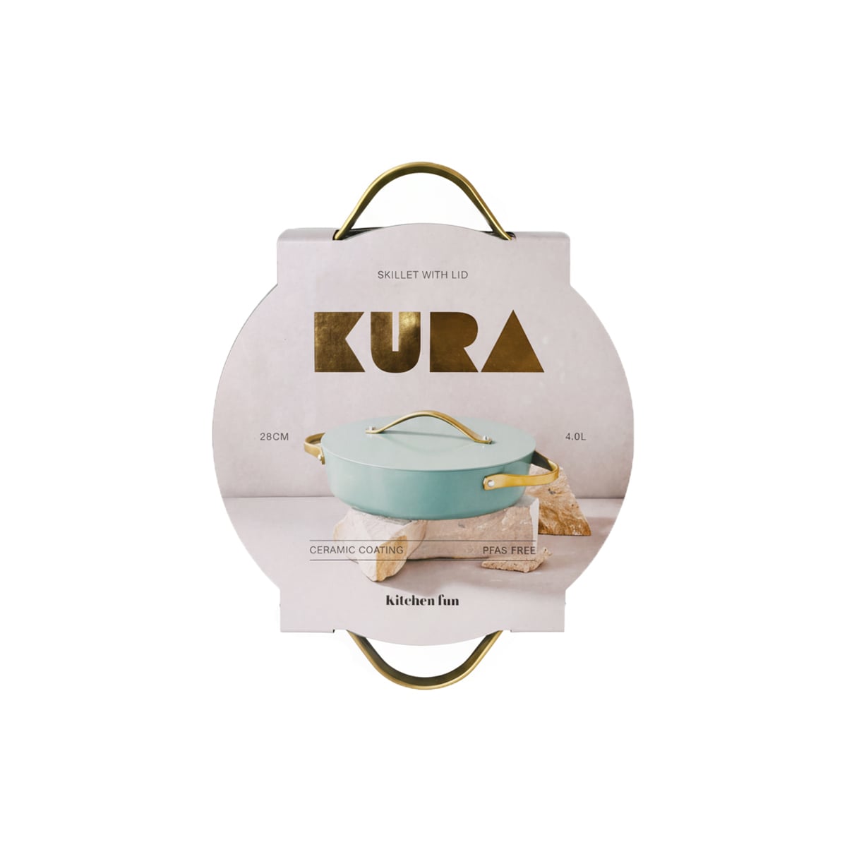 ქვაბი თავსახურით დაბალი 4.0 ლ Kura Kitchen Fun - Image 2