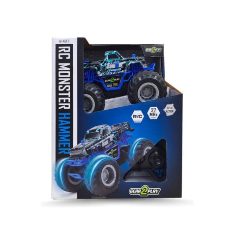 მანქანა დისტანციური მართვის პულტით 22x16x16 სმ Monster Truck Monster Flames Gear2play