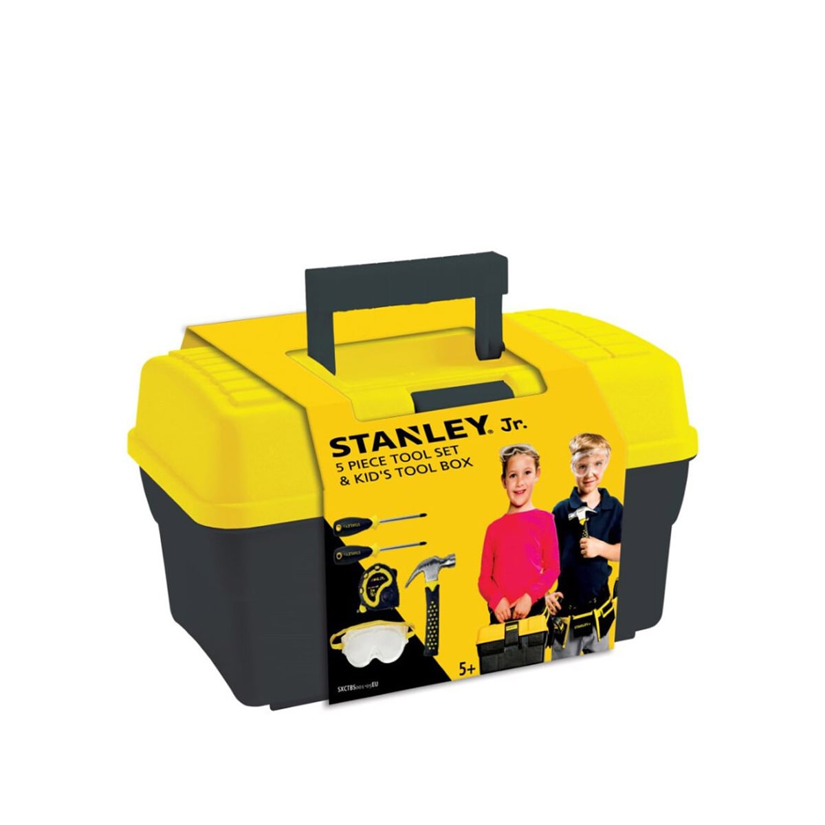 საბავშვო ხელსაწყოების ნაკრები სათავსოთი 1x6 Stanley Jr.