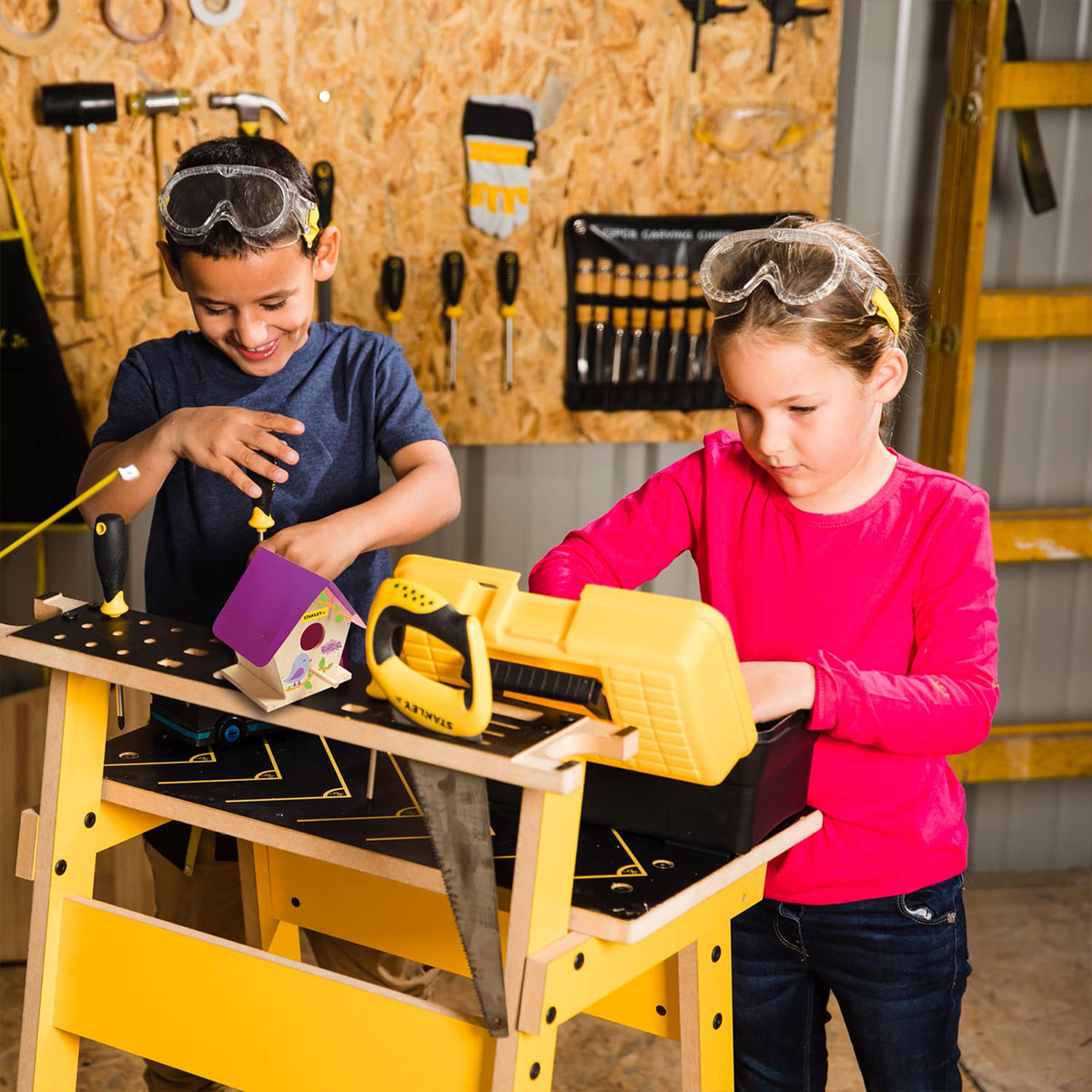 საბავშვო ხელსაწყოების ნაკრები სათავსოთი 1x6 Stanley Jr. - Image 7