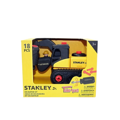 ასაწყობი სატვირთო მანქანა ექსკავატორი Classic Excavator Take Apart Stanley Jr.