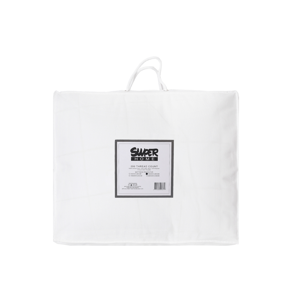 Super Microfiber Mattress Protector With Microfiber Filling 160x200/30 CM - Image 2