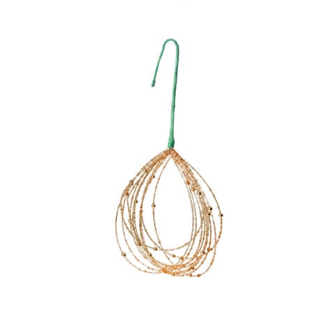 Super Heritage Christmas Decoration With Beads 35 CM