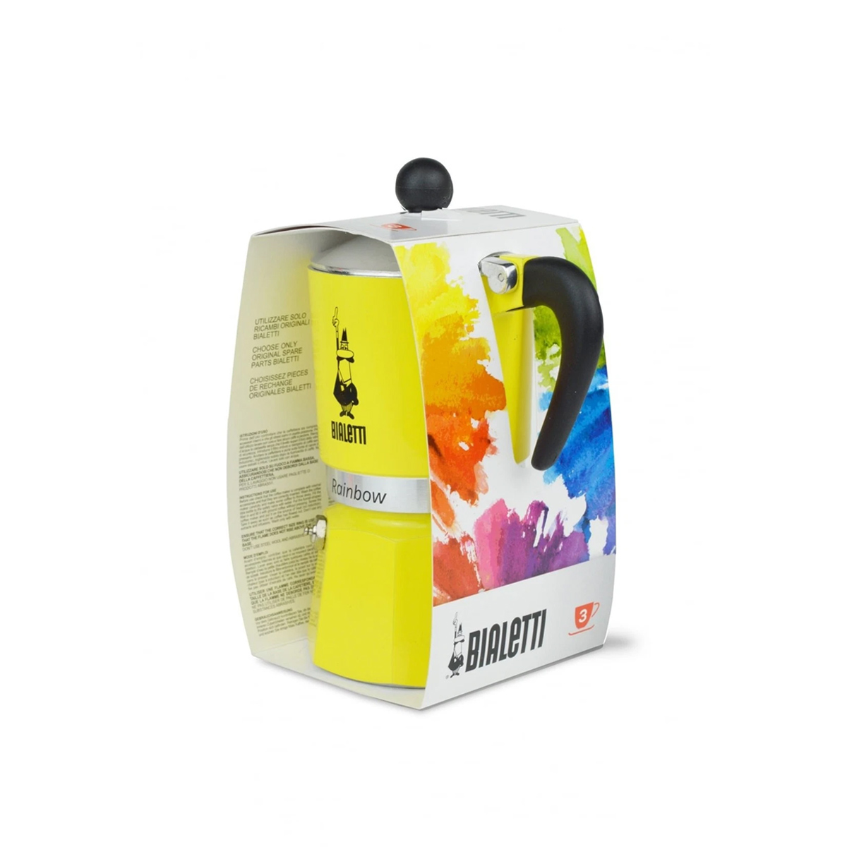 Bialetti Moka Express Rainbow Three Cups - Image 4