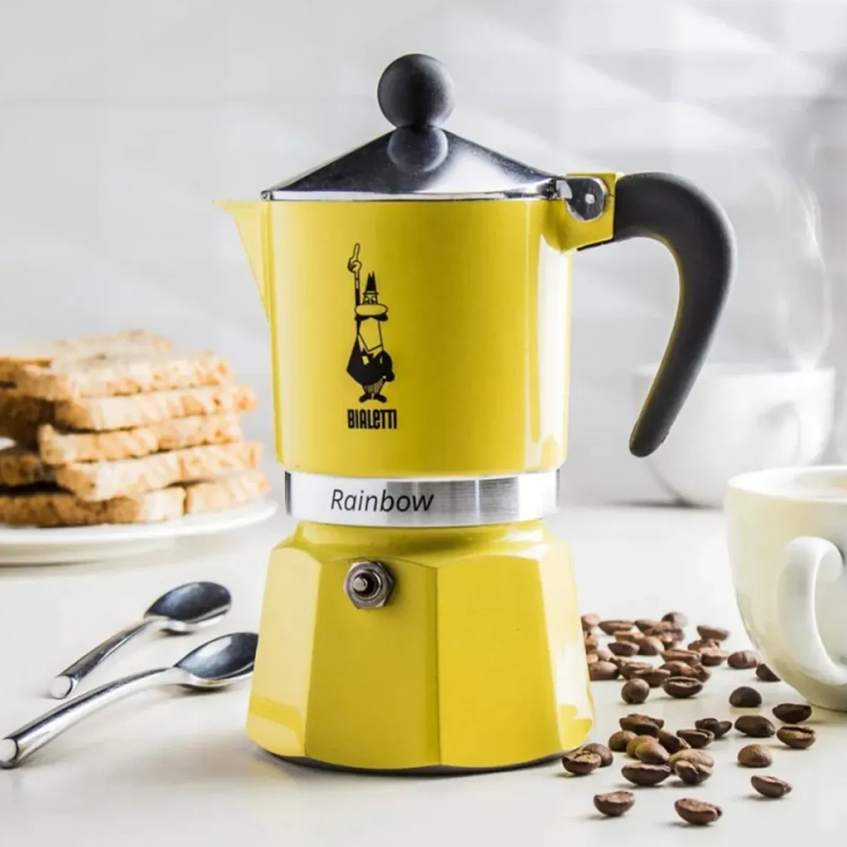 Bialetti Moka Express Rainbow Three Cups - Image 5
