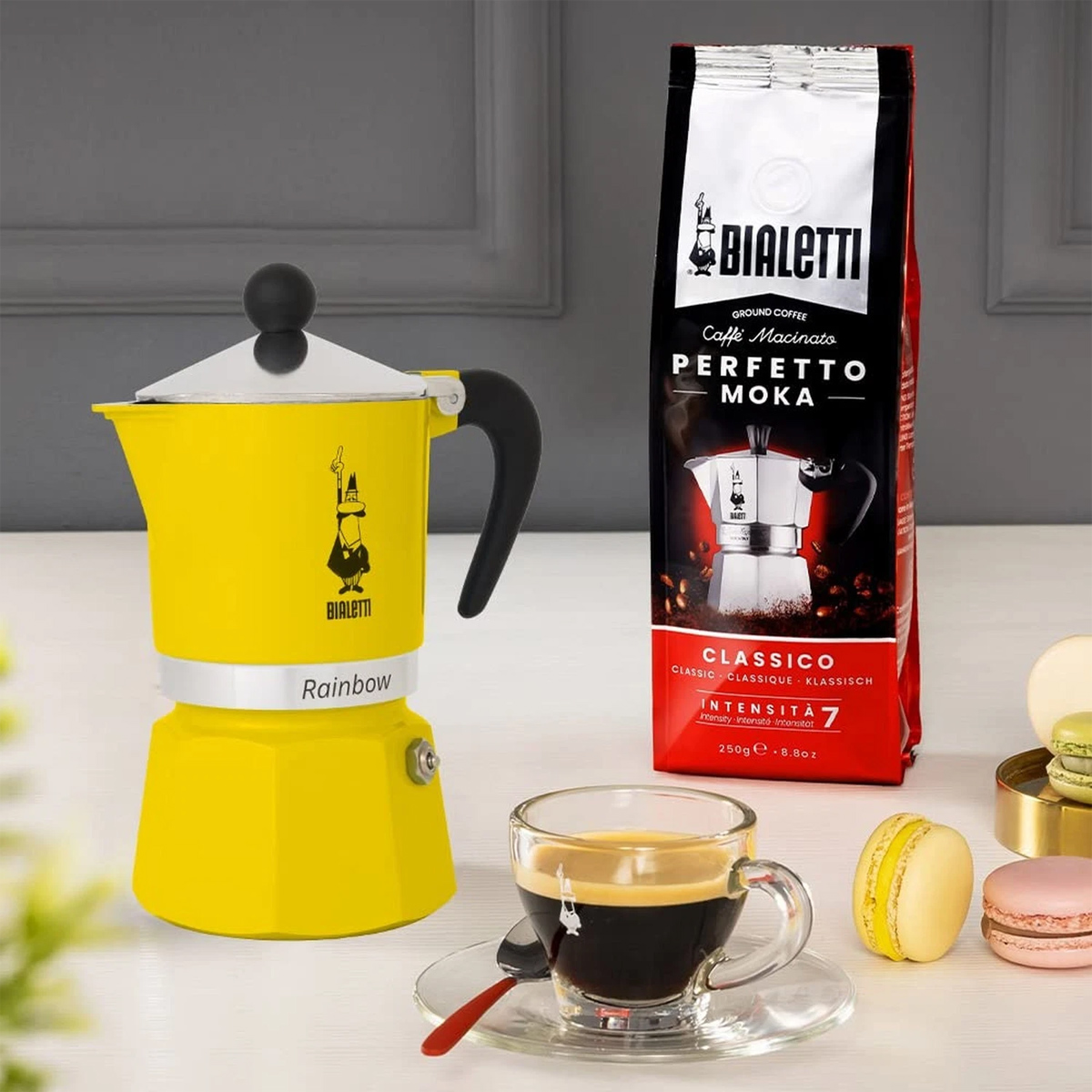 Bialetti Moka Express Rainbow Three Cups - Image 6