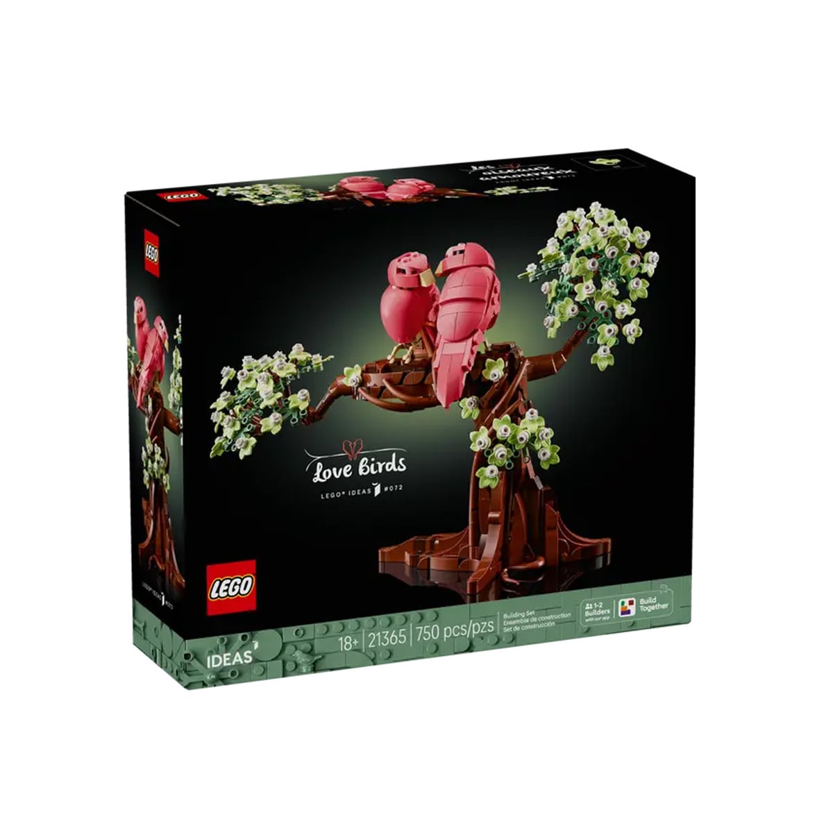 კუბიკები 750 ერთეული Love Birds Ideas Lego 21365