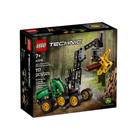 კუბიკები 117 ერთეული John Deere 1470H Wheeled Harvester Technic Lego 42218