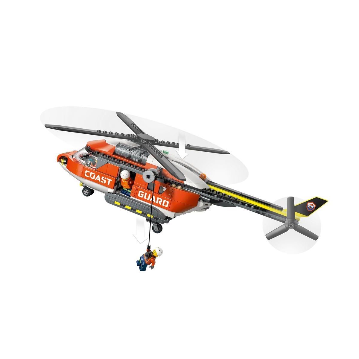 კუბიკები 551 ერთეული Coast Guard Helicopter City Lego 60503
