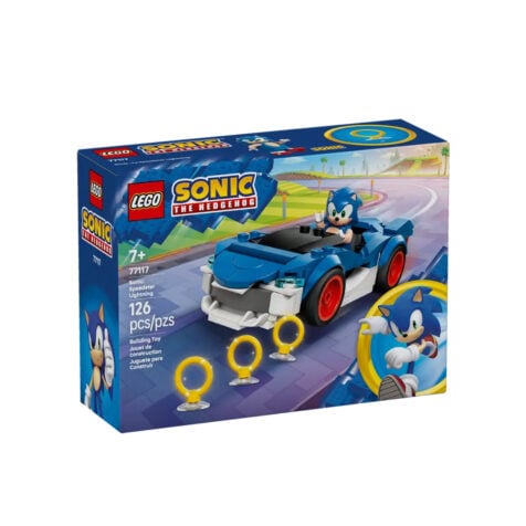 77117 Lego-Sonic the Hedgehog™ Sonic: Speedster Lightning 126 Pieces